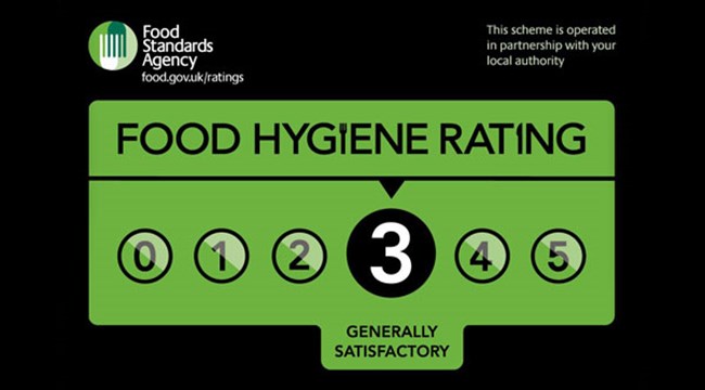 Food hygiene rating 3