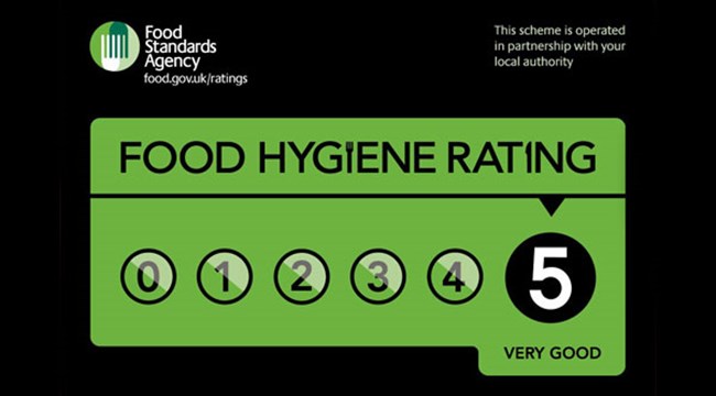 Food hygiene rating 5
