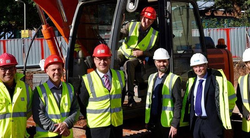 Work has started on new apartments for people aged over 60 who are in housing need in Exeter